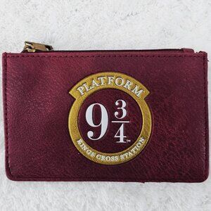 HARRY POTTER Platform 9 3/4 Kings Cross Station Faux Leather Wallet 3.5" x 5.5"